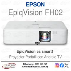 Proyector Portátil Epson EpiqVision FH02